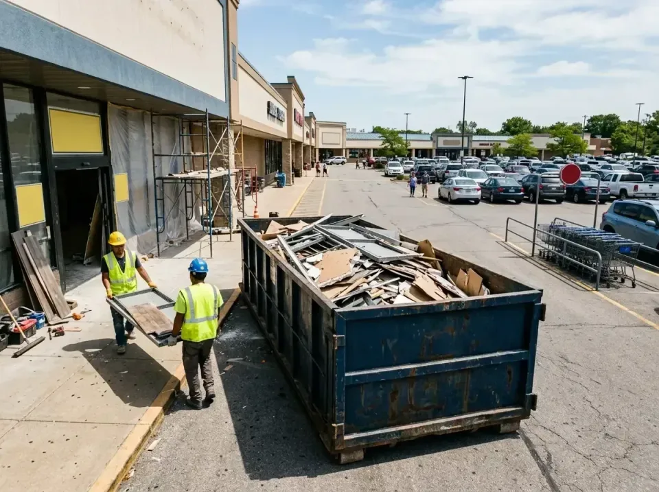 retail-store-renovation-debris-003 — frequently asked questions, Roll-off Dumpster Rentals in Shiloh, IL